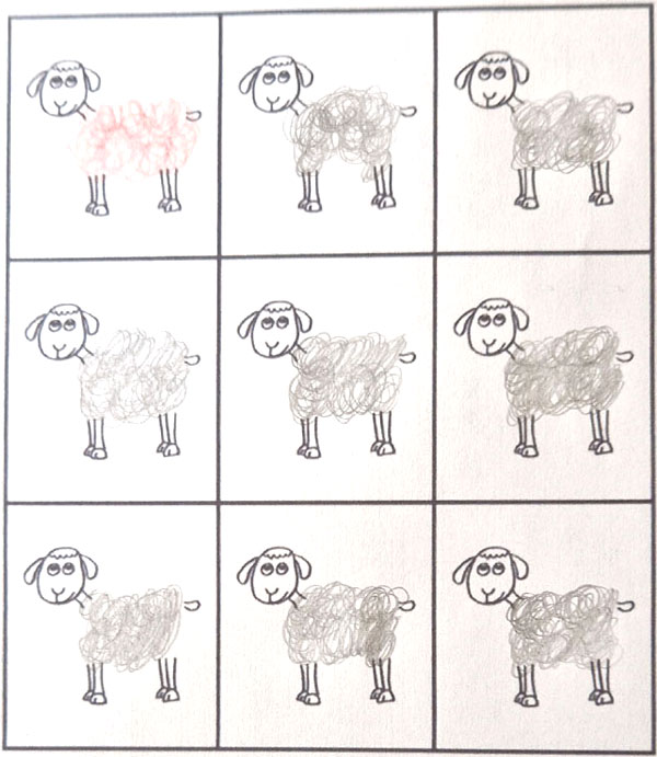 Exemple exercice de rééducation écriture pour les enfants en graphothérapie